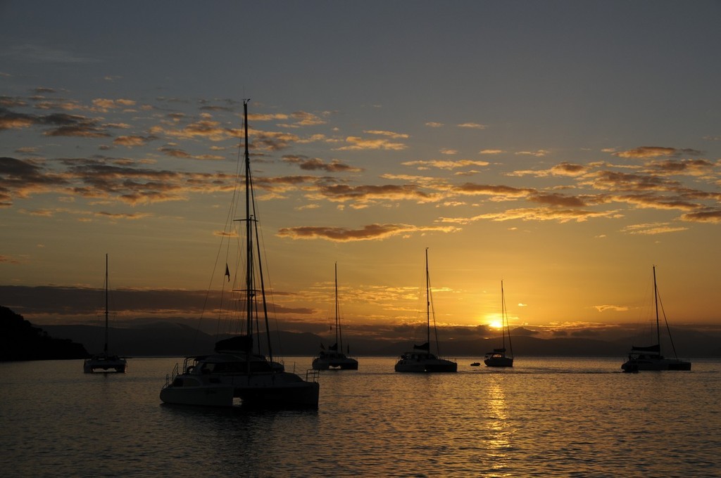 Sunset at Shaw Island - Photo by Allan Whiting - Whitsunday Rally © SW